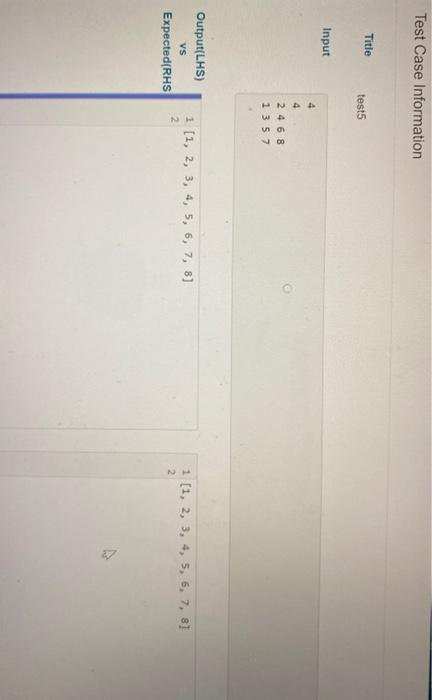 Solved Problem 1: merge 45 pts Implement the following | Chegg.com