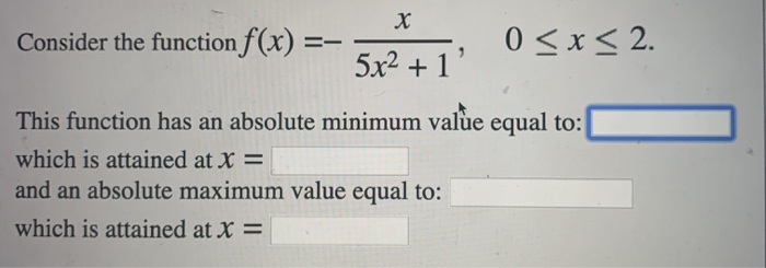Solved Consider the func Consider the function f(x) =- 2 , 0 | Chegg.com