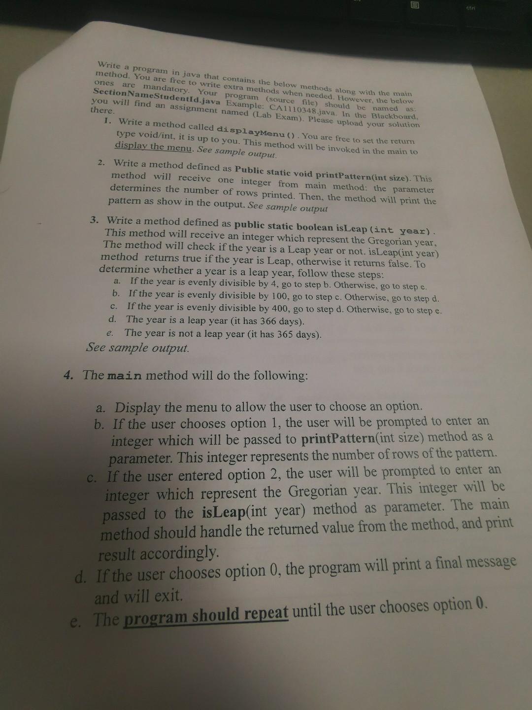Solved Process finished with exit code 0 Press 1 for | Chegg.com