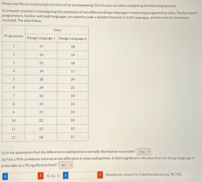 Solved please use the accompanying excel data set or chegg