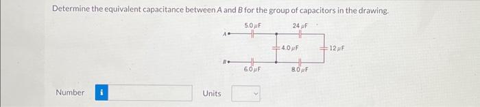 Solved Determine The Equivalent Capacitance Between A And B | Chegg.com