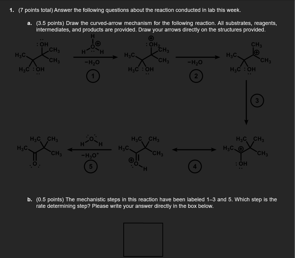 Solved 1. ( 7 ﻿points total) ﻿Answer the following questions | Chegg.com