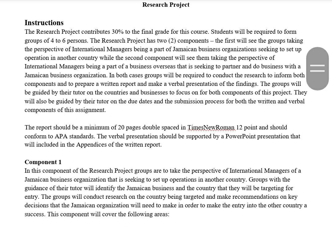 This is a research paper for International | Chegg.com