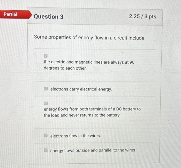 Solved Some properties of energy flow in a circuit include | Chegg.com