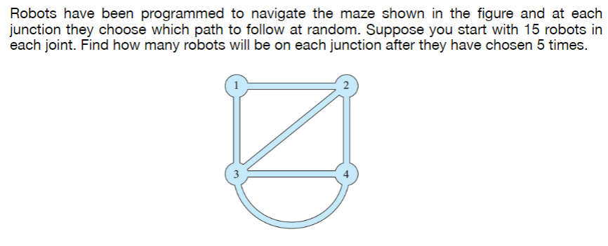 Solved Robots have been programmed to navigate the maze | Chegg.com