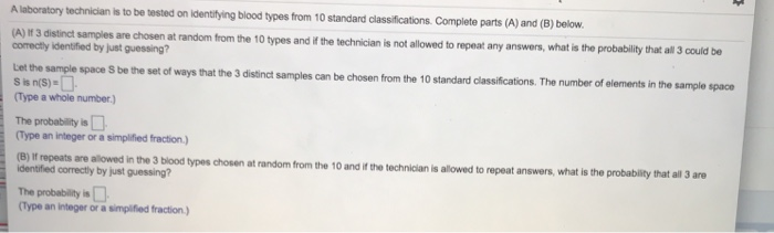 Solved A laboratory technician is to be tested on | Chegg.com