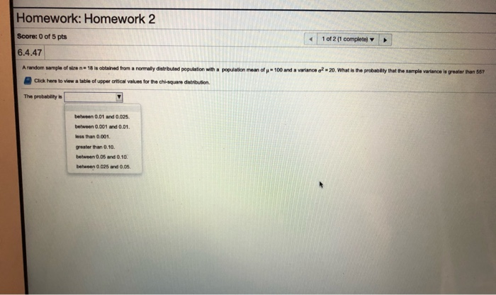 Solved Homework: Homework 2 Score: 0 of 5 pts 1 of 2 (1 | Chegg.com