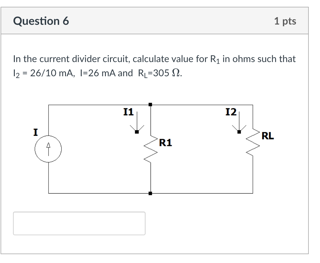 Current Divider Sample Problem Solved Question 6In the current divider circuit, calculate | Chegg.com