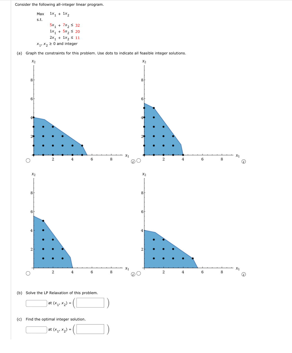 Solved Max 1x1+1x2 ﻿s.t. | Chegg.com