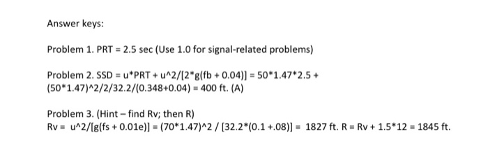 Solved (1 points) Problem 1. What is the PRT value for | Chegg.com