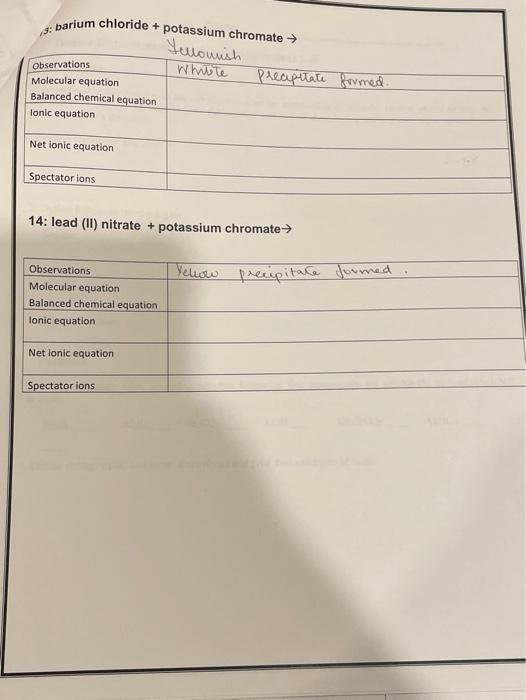 Solved copper (II) sulfate + sodium hydroxide → Blue