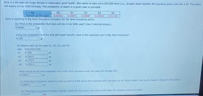 Solved I just need part D) to be answered & I have one one | Chegg.com