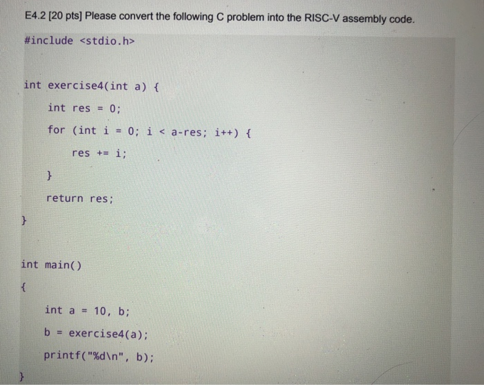 Solved E4.2 (20 pts) Please convert the following problem | Chegg.com