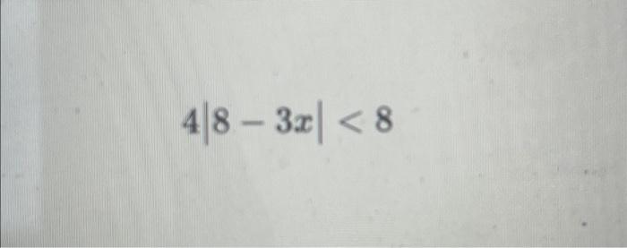 4∣8−3x∣