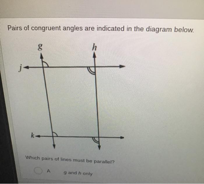 Solved Pairs of congruent angles are indicated in the | Chegg.com