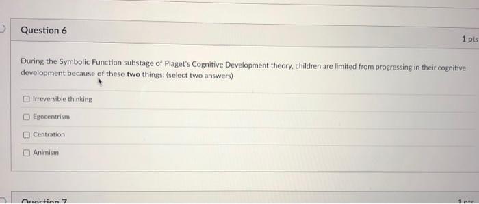 Piaget symbolic outlet function