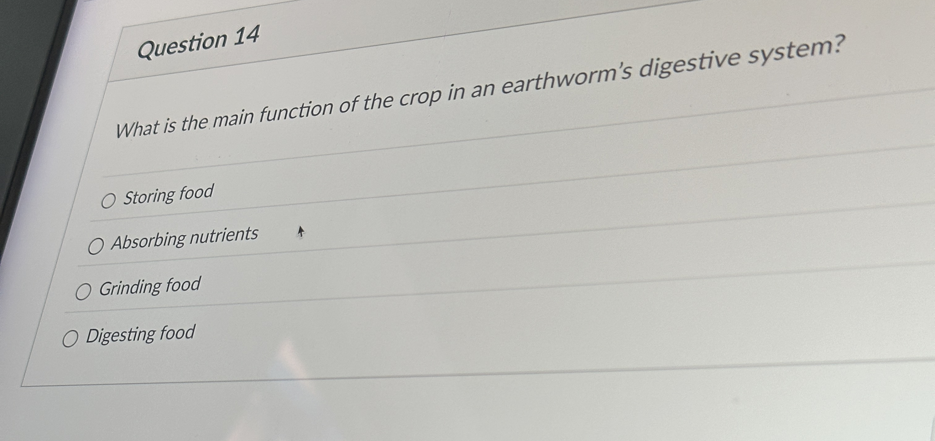 Solved Question 14What is the main function of the crop in