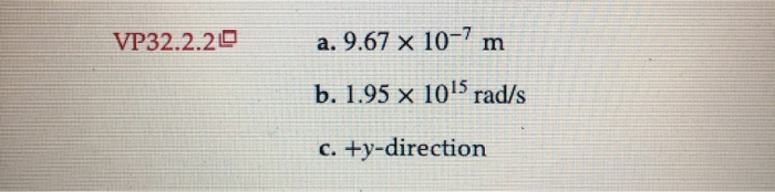 Solved Vp32 2 The Electric Field In A Sinusoidal Elect Chegg Com