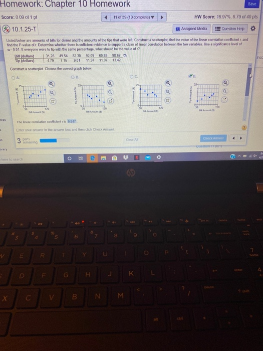 Solved Homework: Chapter 10 Homework Seve Score: 0.09 of 1 | Chegg.com