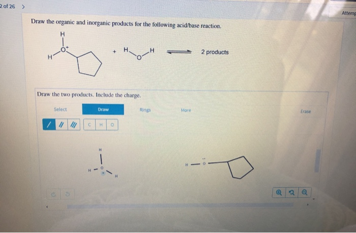 Solved: Feedback Draw The Two Products. Include The Charge ... Solved: Feedback Draw The Two Products. Include The Charge ...