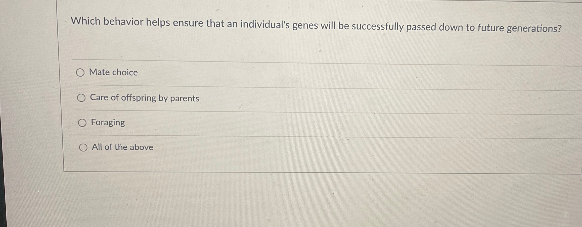 Solved Which behavior helps ensure that an individual's | Chegg.com