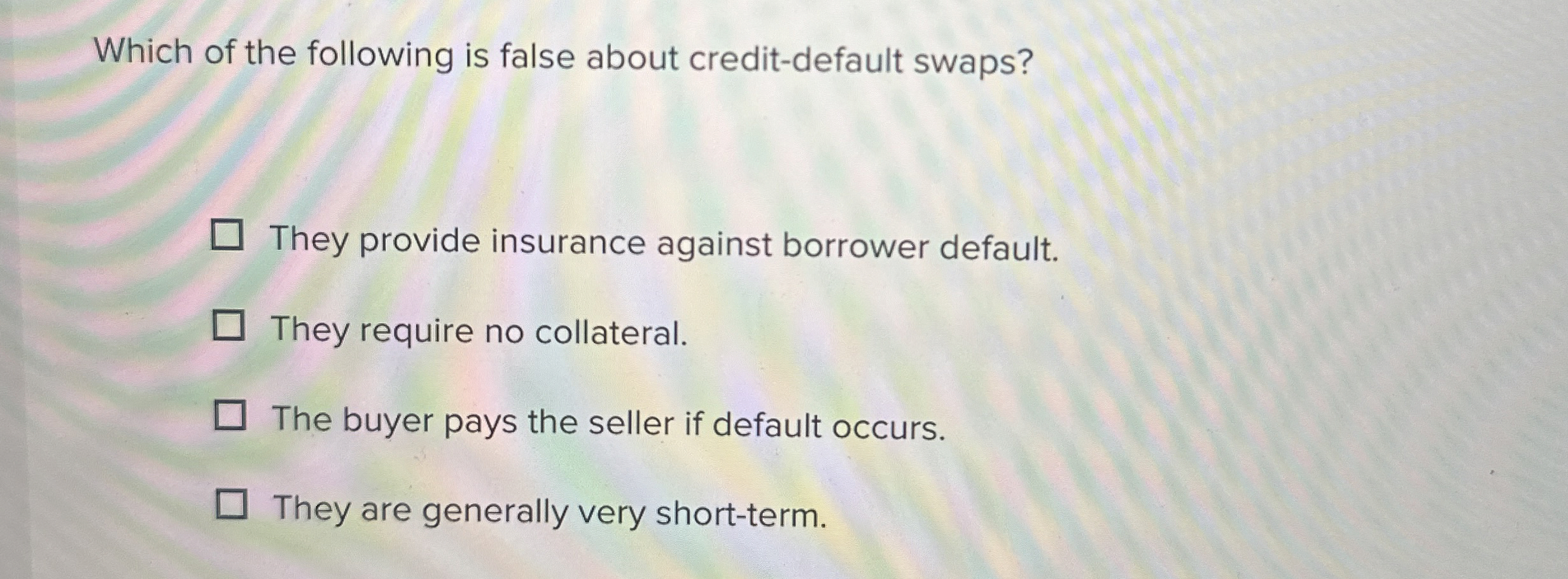 High Quality SOLUTION Which of the following is false about credit