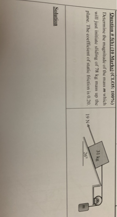 Solved Question 5b 10 Marks Clo5 100 Determine The 4467