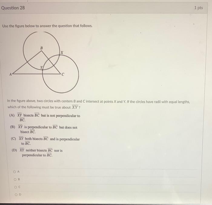 Solved Question 28 1 pts Use the figure below to answer the | Chegg.com