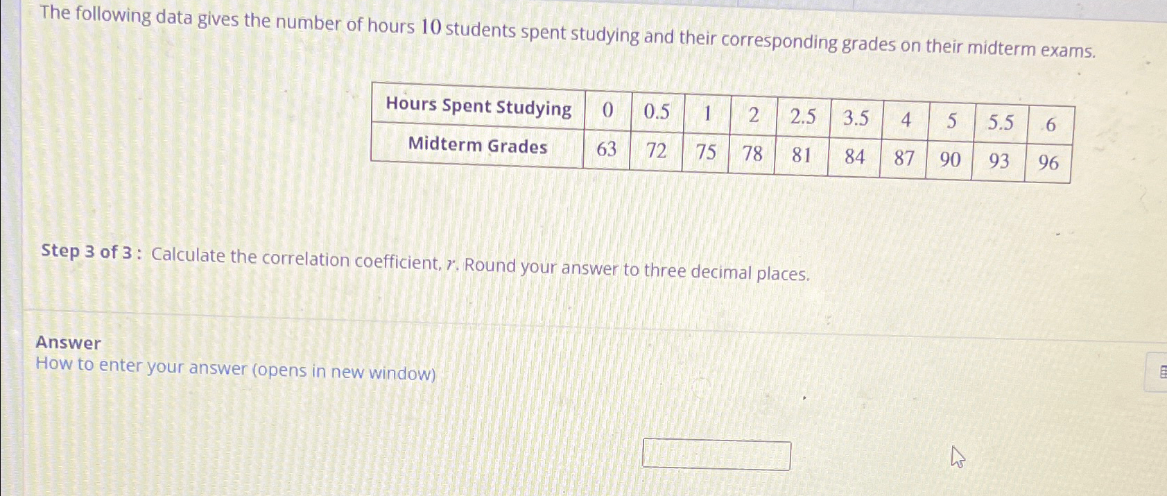 Solved The following data gives the number of hours 10 | Chegg.com