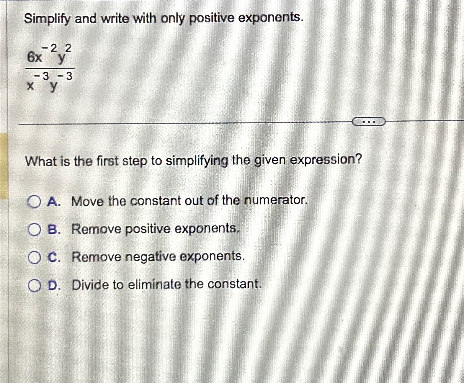 Solved Simplify and write with only positive | Chegg.com