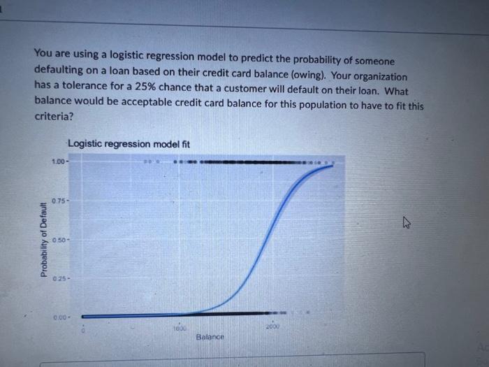 Solved You Are Using A Logistic Regression Model To Predict | Chegg.com