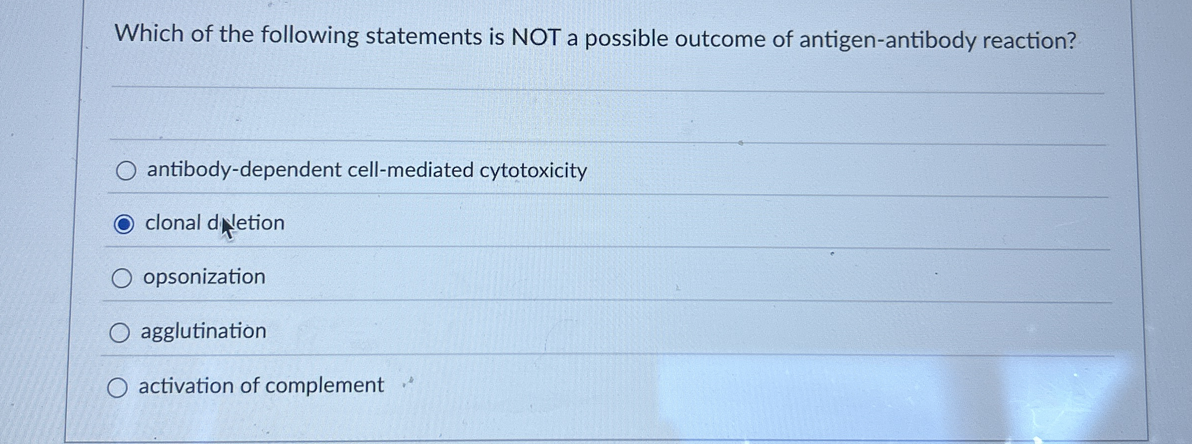 Solved Which Of The Following Statements Is NOT A Possibl