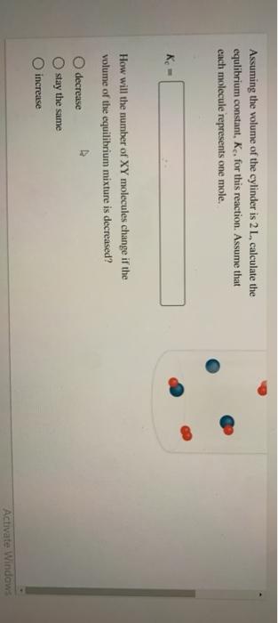 Solved The diagram represents the equilibrium state for the | Chegg.com