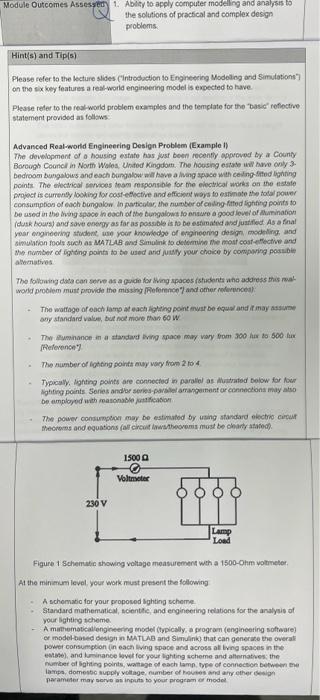 Solved Module Outcomes Assessed 1 Absty To Apply Computer Chegg