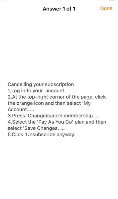 Solved How Do I Cancel My Subscription, I Tried Following | Chegg.com