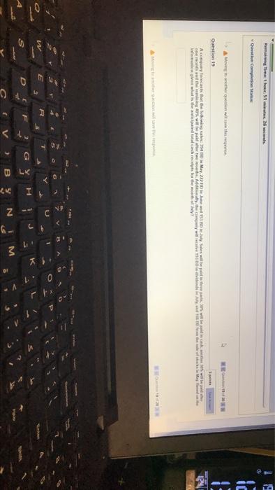 Solved Remaining Time 1 hour, 51 min 26 cod Question | Chegg.com