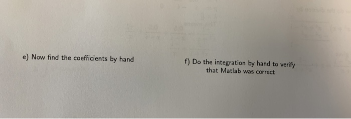 Solved a.) use matlab to integrate the function :integral: | Chegg.com