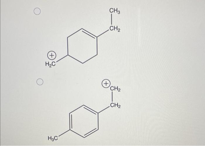 [Solved]: Which carbocation is the least stable? HC HC CH3