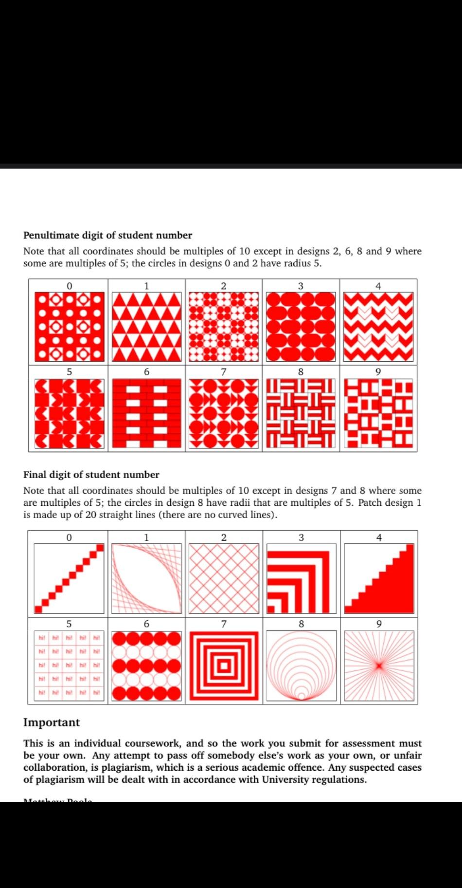 Solved python Patchwork Sampler - graphics moudle I want | Chegg.com
