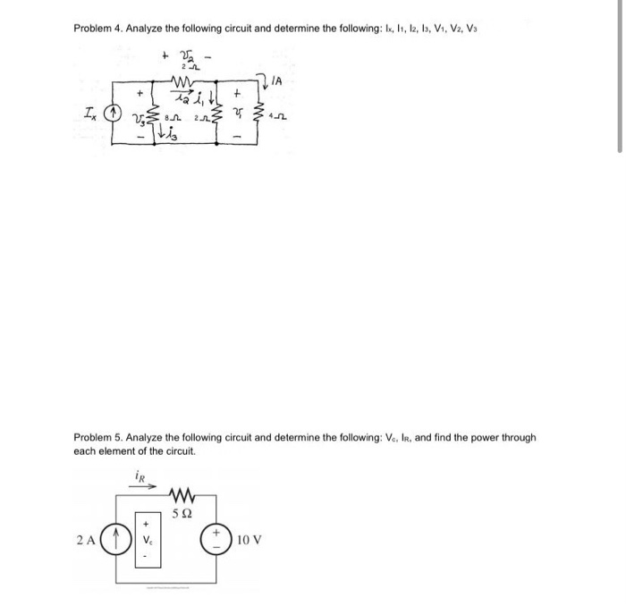 Solved Problem 4. Analyze The Following Circuit And | Chegg.com