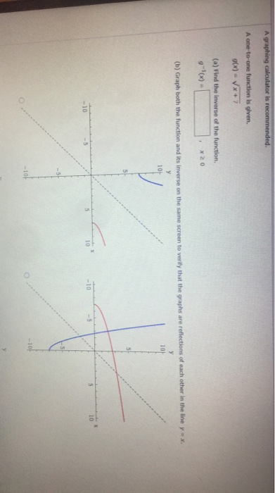 Solved A Graphing Calculator Is Recommended A One To One Chegg Com