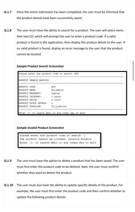 Solved the product details have been successfully saved. | Chegg.com