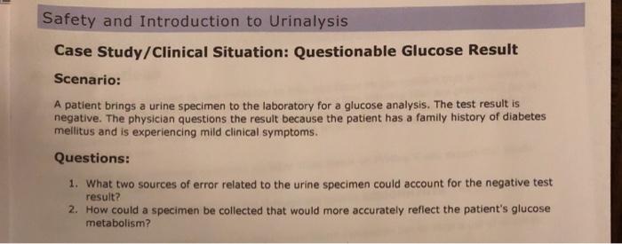 3.4.5 urinalysis case study 6