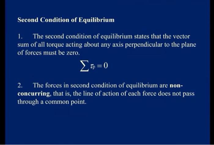 Solved The two condition that must be satisfied for an | Chegg.com