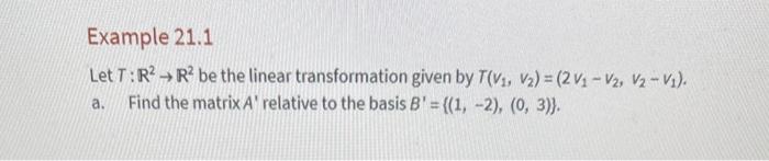 Solved Let Tr2→r2 Be The Linear Transformation Given By 1429