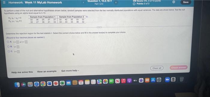 Solved Homework: Week 11 MyLab Homework Question 1 10:21 HW | Chegg.com