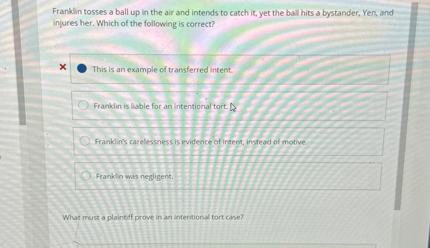 Solved Franklin tosses a ball up in the air and intends to | Chegg.com