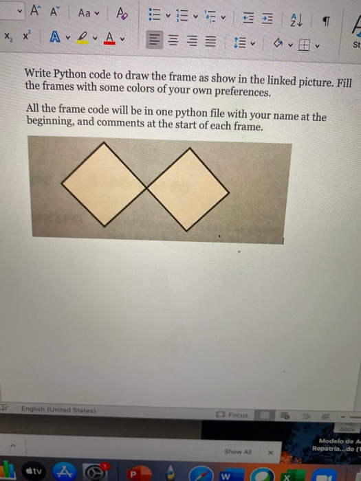 Solved A Ă Aav so X, X ADA v E 2 T L Write Python code to | Chegg.com