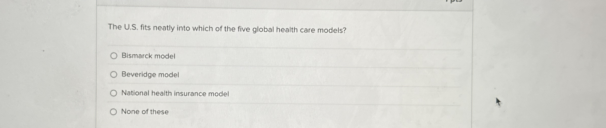 Solved The U.S. ﻿fits neatly into which of the five global