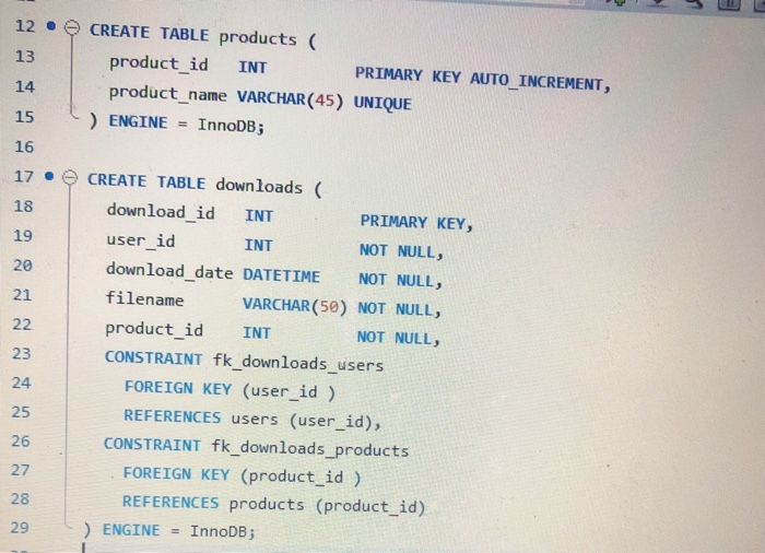 Solved 1. Write a script that adds an index to the my | Chegg.com